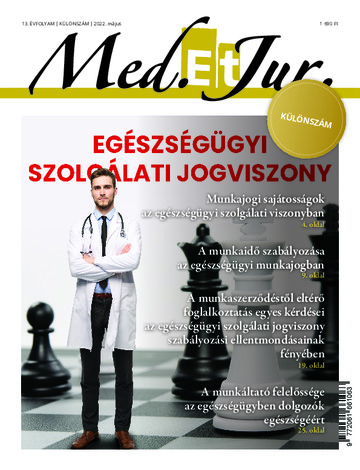 MED. et JUR. 13. évfolyam Különszám