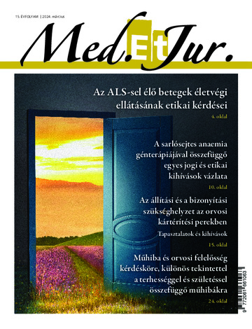 MED. et JUR. 15. évfolyam 1. szám