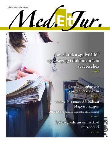 MED. et JUR. 15. évfolyam 2. szám