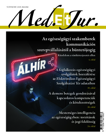 MED. et JUR. 16. évfolyam 4. szám