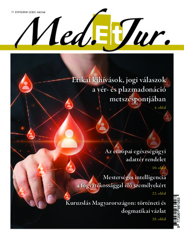 MED. et JUR. 17. évfolyam 1. szám