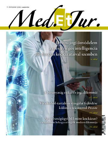 MED. et JUR. 17. évfolyam 3. szám